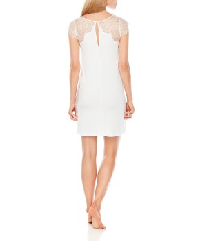 Camisón corto micromodal mujer ángulo posterior